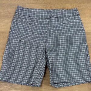 Black and White Checkered Shorts